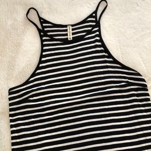 Emma&Sam black/white striped tank top, XS